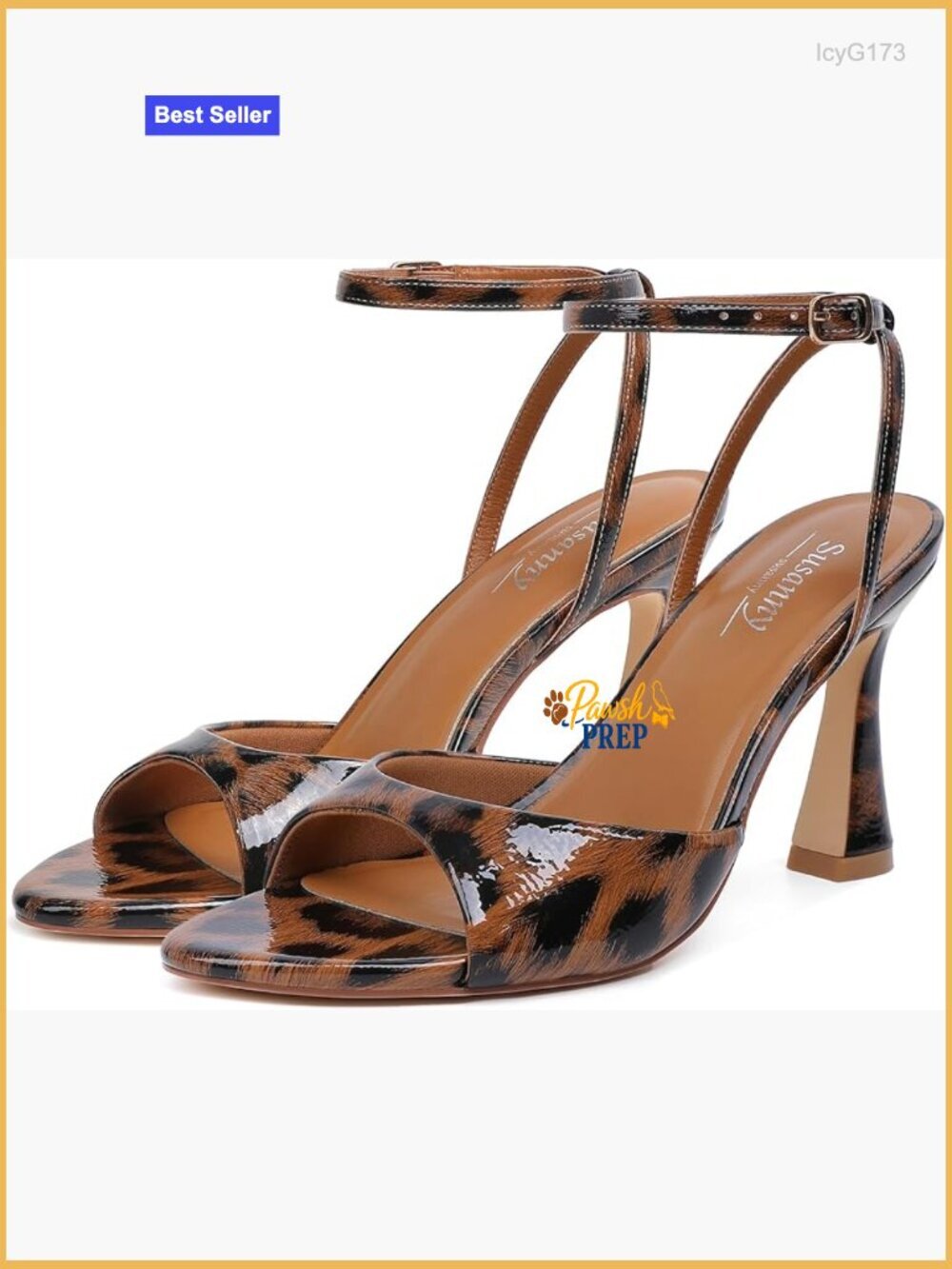 Pointed Open Toe Strappy Chunky Block Heeled Sandals Ankle Strap Stiletto